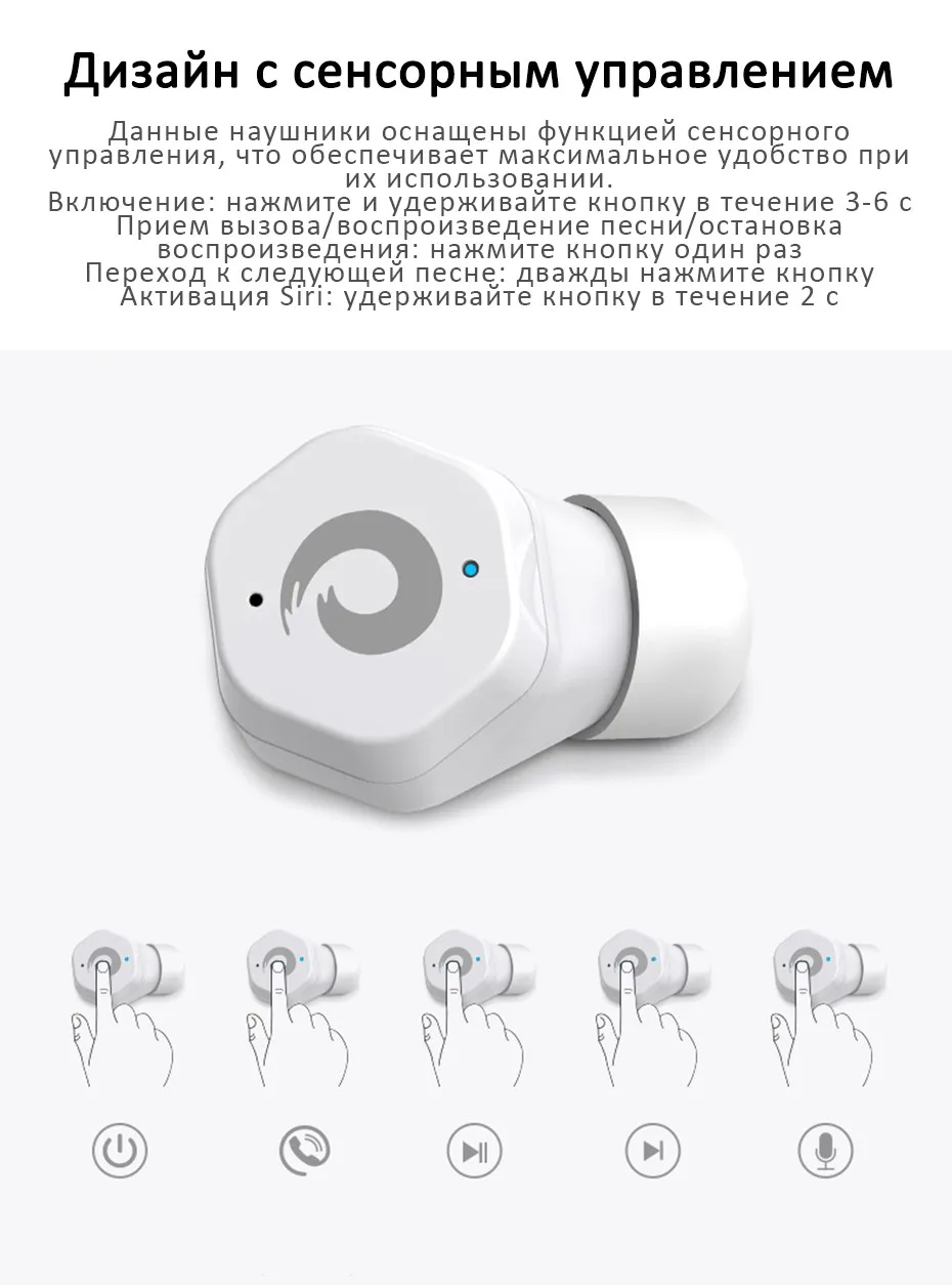 Langsdom IPX7 Bluetooth наушники F8 СПЦ беспроводные наушники спортивные гарнитуры Bluetooth 4.2 стерео сенсорное управление Fone де ouvido Siri наушники для телефона auriculares