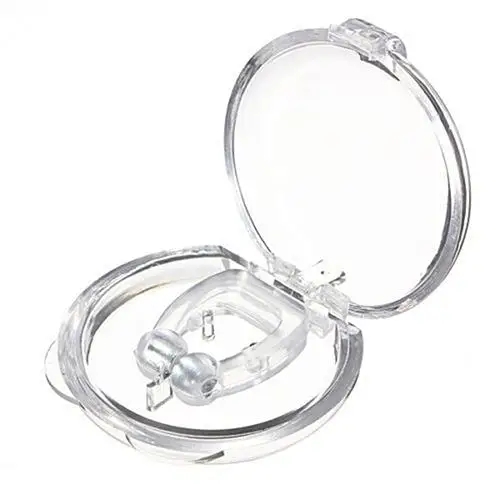 

Stop Snore Free Anti Snoring Nose Clips Transparent Sleep Apnea Aid Guard Clip