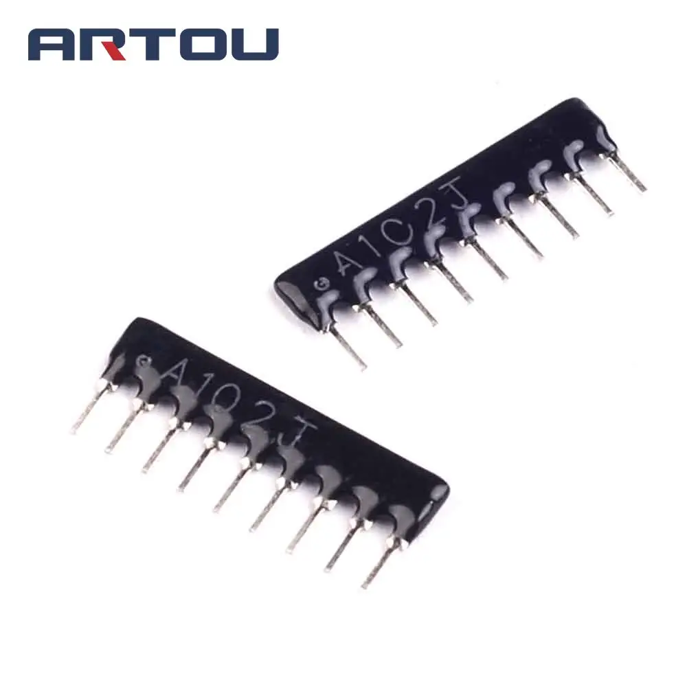 

20PCS 9Pin DIP Resistor Network Array A09-102 1K A102 2.54MM