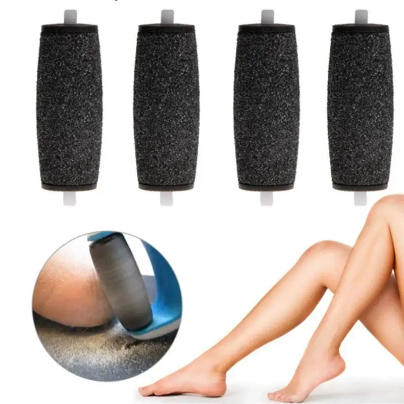 

4 Pcs Electronic Foot File Replacement Refill Professional Foot Files Replacement Roller Heads