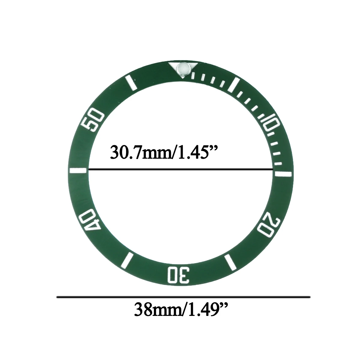 4 типа 38 мм черный синий зеленый керамический ободок вставка для 40 мм Submariner мужские часы Сменные аксессуары для часов Новинка