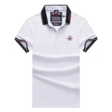 Tace& Shark, Мужская рубашка поло, лето, мужские Поло, хлопок, одноцветные, в полоску, для яхтинга, элегантные, деловые, повседневные, Акула, поло для мужчин