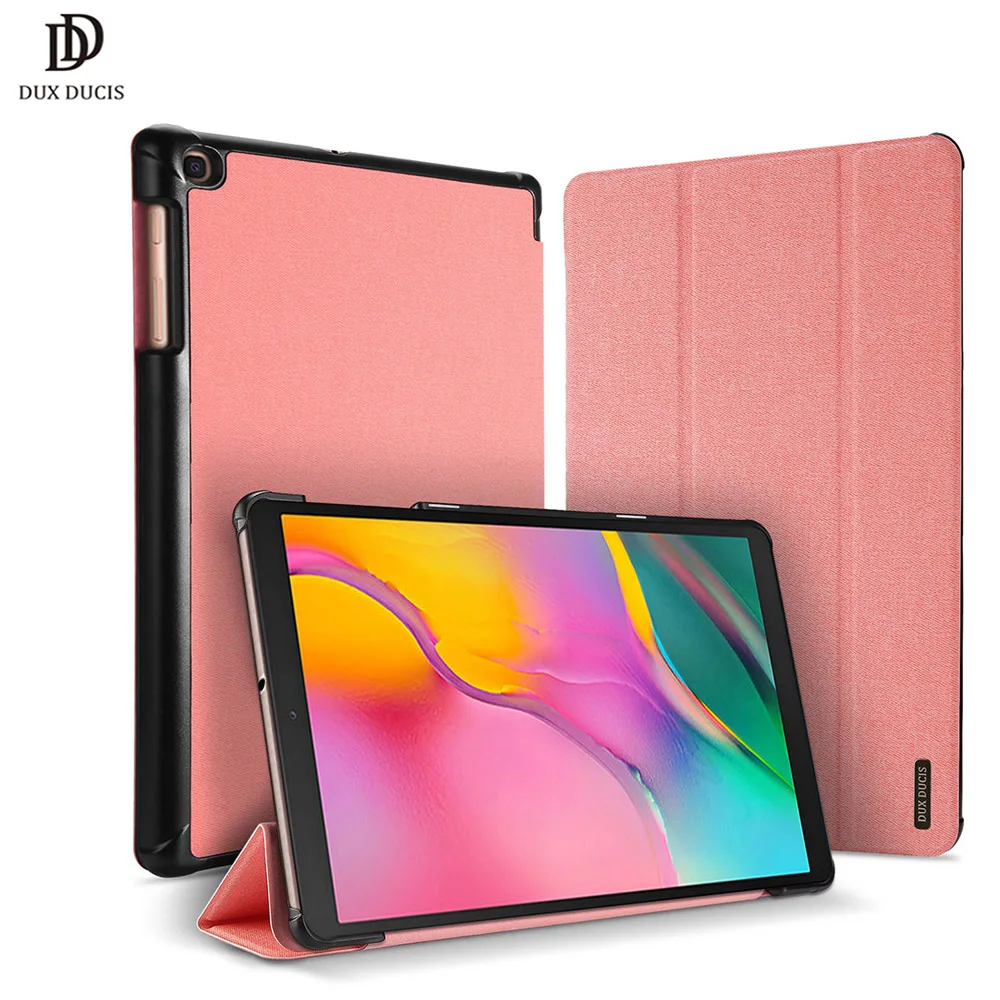 

Flip case for Samsung Tab A 10.1 2019 Pu Leather Shockproof Anti-knock Protective Pad Bag Bumper Kickstand Tablet Cover