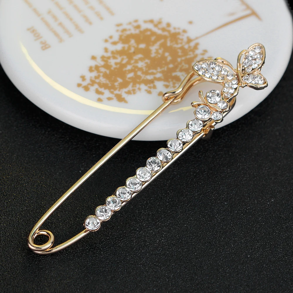 Safety Pins Gold vintage brooch pins female pins and brooches for women