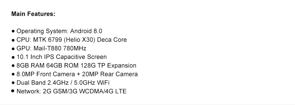 Clearance New 10.1" Original Design Dual SIM 4G Phone Call OTG 10 Core 2560x1600 8GB+64GB Android Tablet pc WiFi Bluetooth GPS IPS Tablet 1 Clearance New 10.1" Original Design Dual SIM 4G Phone Call OTG 10 Core 2560x1600 8GB+64GB Android Tablet pc WiFi Bluetooth GPS IPS Tablet 1