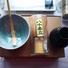 Бамбуковый весь чай Матча набор бамбуковый венчик ложка матча заполненные чайные наборы