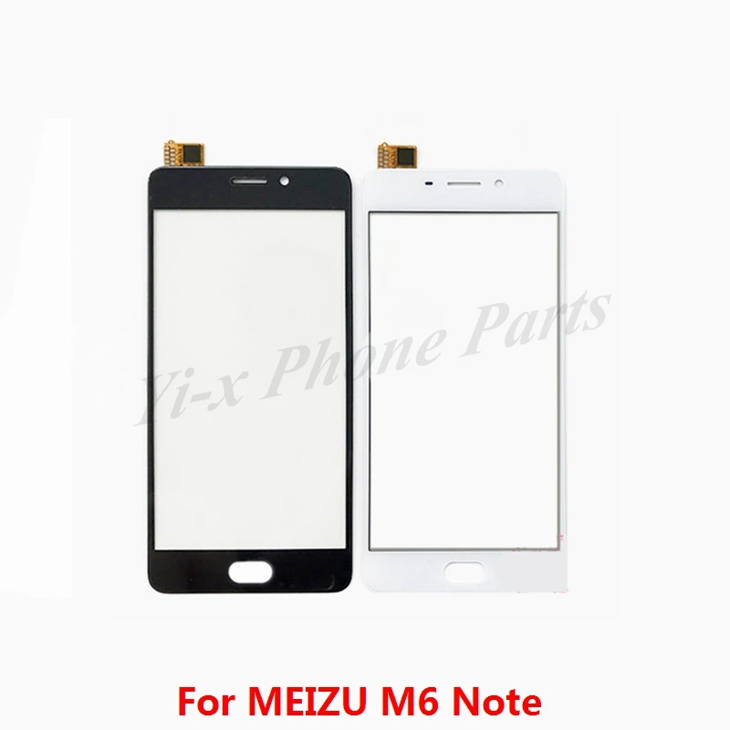

2pcs Touchscreen For Meizu M6 Note Touch screen digitizer panel glass lens sensor repair For Meilan Note 6 Note6 touch panel