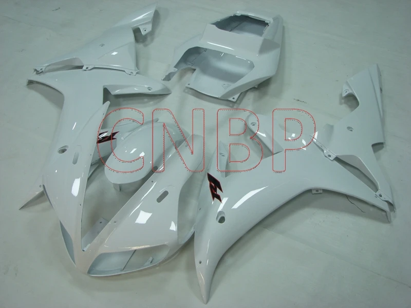 Тела Наборы YZF1000 R1 2002-2003 обтекатели из белого пластика YZF R1 2002 Abs обтекатель YZFR1 2002 без краски