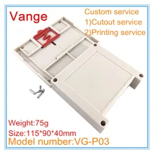 5 шт./партия экструдированный корпус прессформы распределительная коробка 115*90*40 мм инструмент из АБС-пластика коробка корпус с одной стороны дизайн для клеммного блока