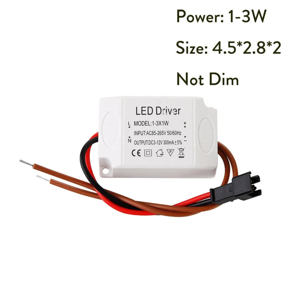 Description Picture 3 of itemLED Constant Current Driver 85-265V 1-3W 4-5W 4-7W 8-12W 18-24W Power Unit Supply Light Transformers For LED Downlight Lighting