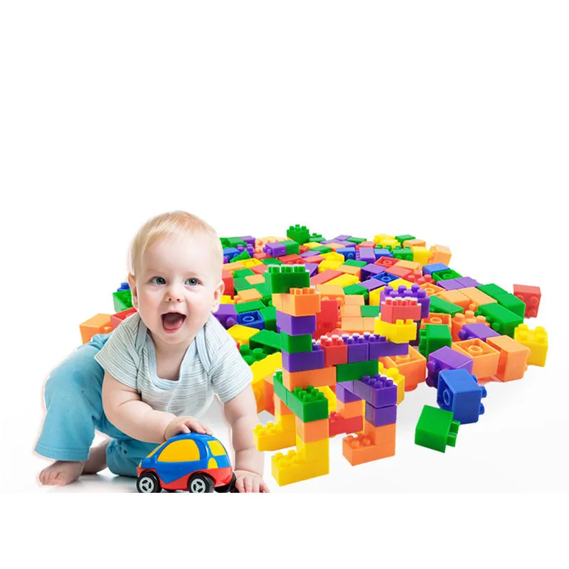 

Fun Assembling Plastic Building Blocks Children's Toys Baby Puzzle Early Education Enlightenment Intelligence Spelling