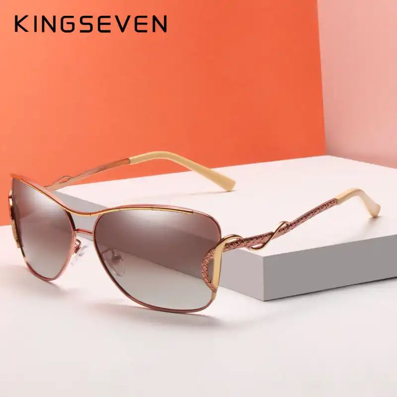KINGSEVEN оригинальный дизайн 2018 женские солнцезащитные очки кошачий глаз