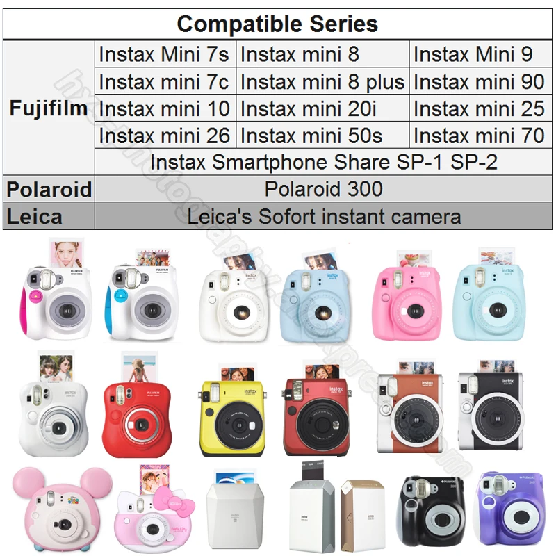 Пленка Fujifilm Instax Mini 9 100 листов с 96 фотоальбомом для Fuji Instax Mini 7s 8 9 70 25 90 SP-1 SP-2 мгновенная камера Liplay