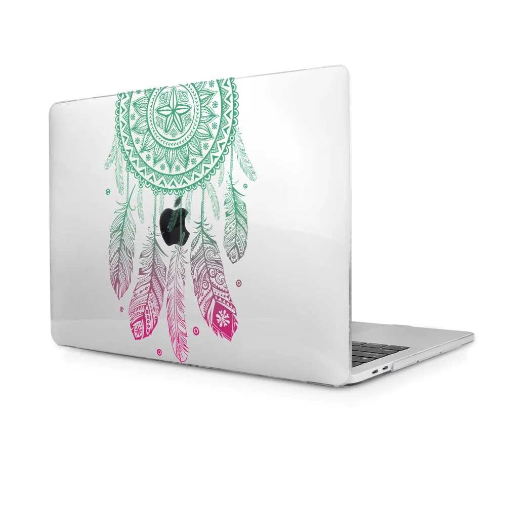 Чехол для ноутбука Gradent Green Dream Catcher для Apple Macbook Pro retina 12 13 New Air 11 13 с сенсорной панелью retina ID A1466 A1932