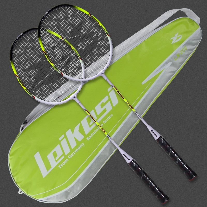 2pcs Badminton Racket 100%Aluminium Alloy Light Weight Professional Racquet Universal Gym With Bag Easy Control High Quality | Спорт и