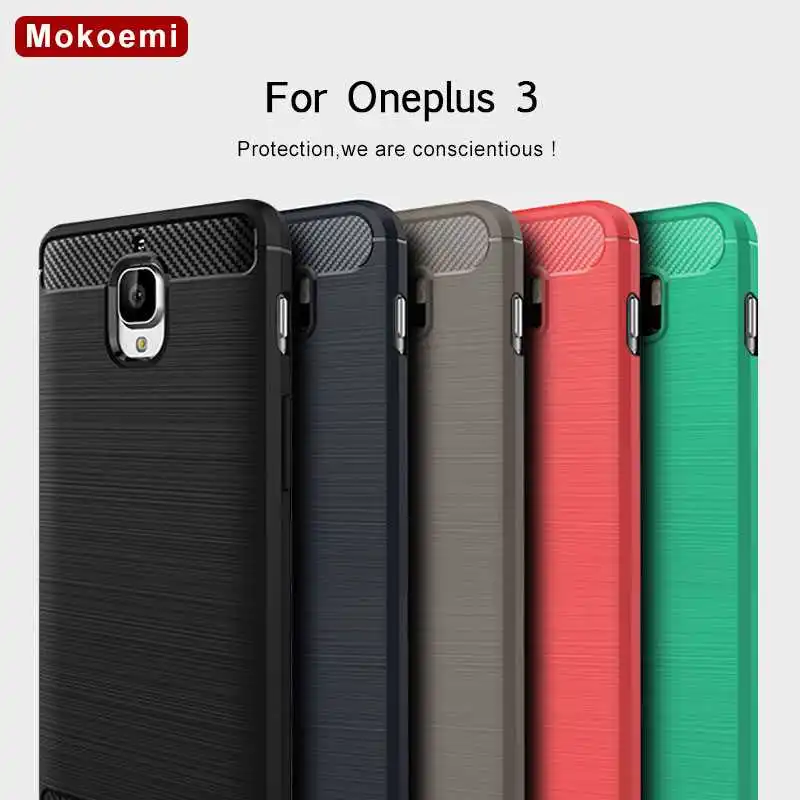 

Mokoemi Fashion Shock Proof Soft Silicone 5.5"For Oneplus 3 Case For Oneplus 3 Cell Phone Case Cover