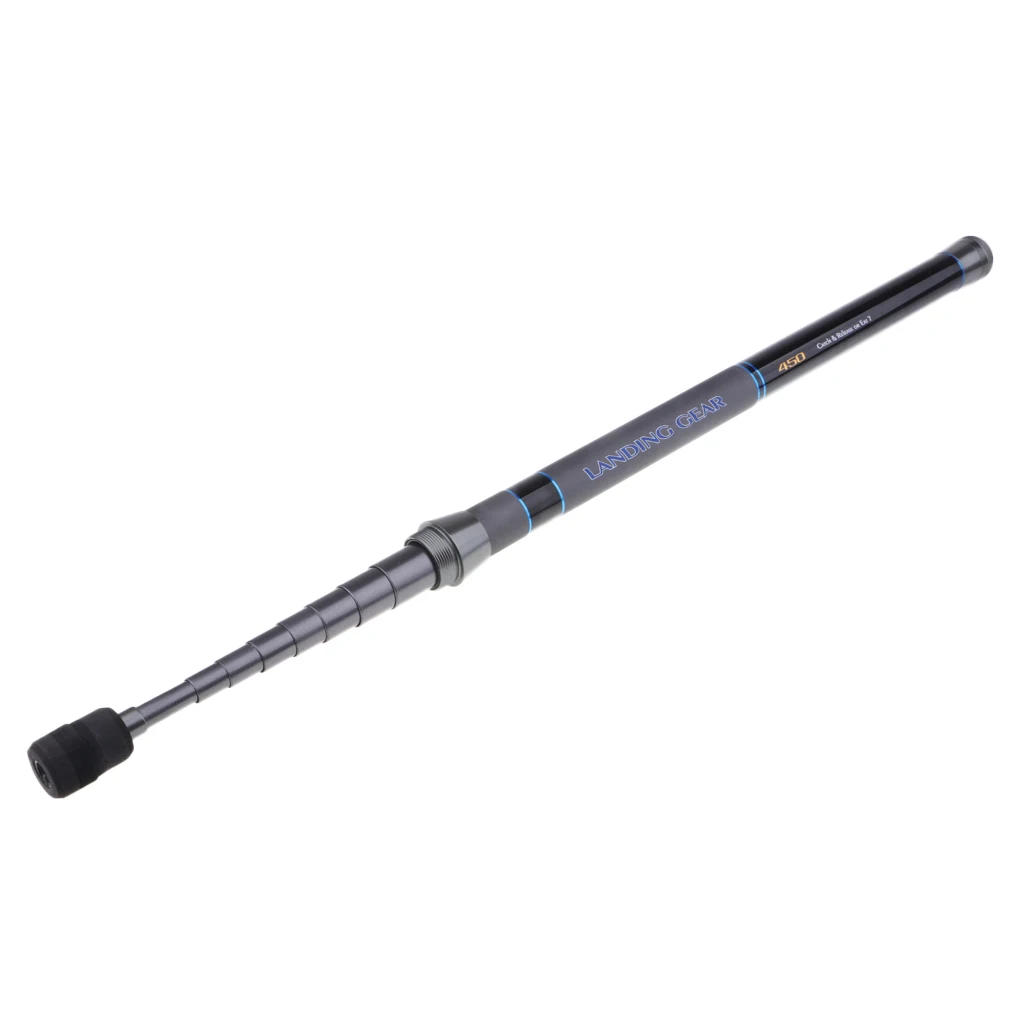 MagiDeal Telescopic Fishing Landing Net Pole Rod Landing Net Handle Gear Strong Carbon Fishing Landing Handle 55.6 cm/21.9 inch 