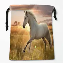 T-250 New animals horse &b Custom Logo Printed receive bag Bag Compression Type drawstring bags size 18X22cm Y801Y250ij