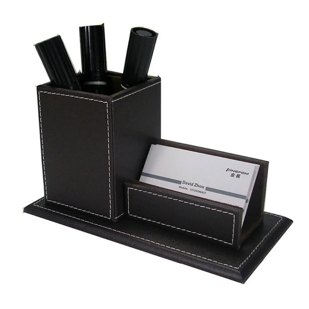 Office Accessories Desktop Organizer 6 Piece/Set Stationery Pen Pencil Holder Sticky Note Box Tissue Case File Rack
