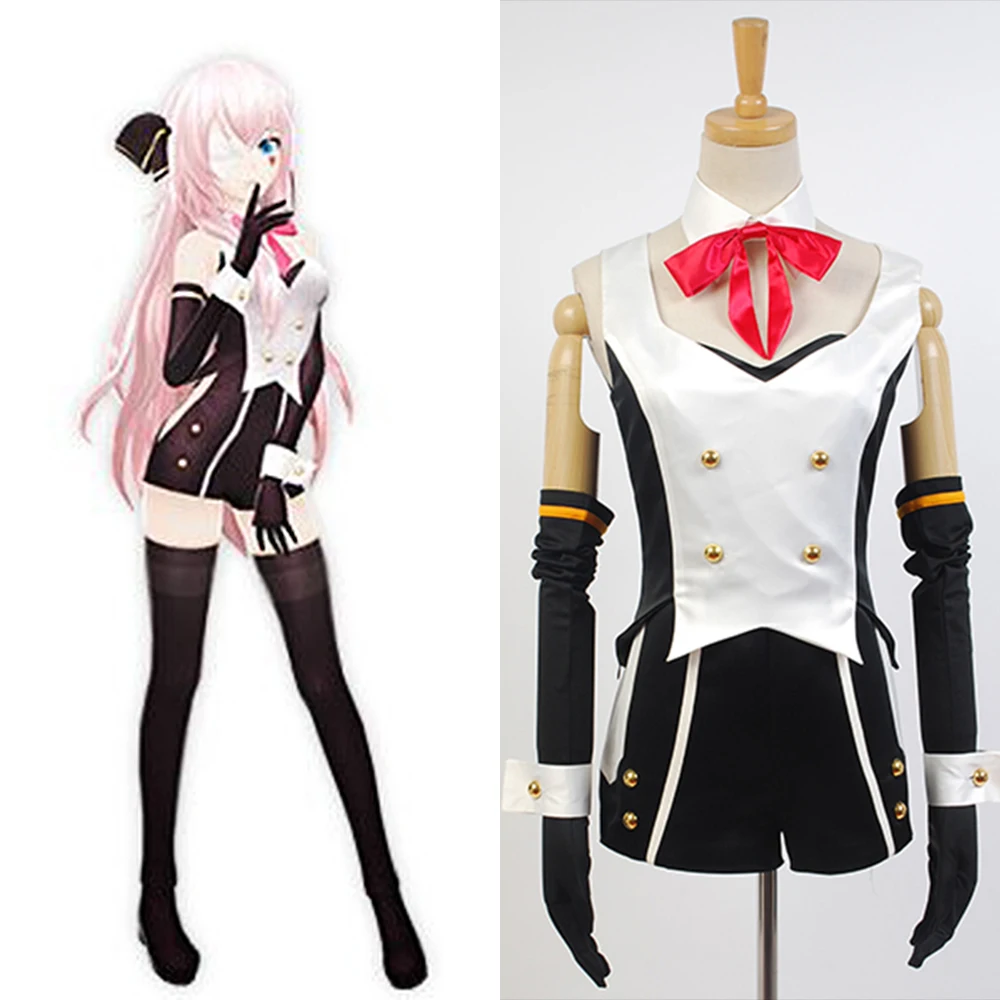 Vocaloid Cosplay Costume Hatsune Miku Project DIVA f 2nd LUKA Uniform