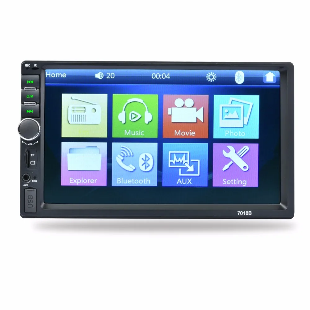 

Free shipping Spot HD touch 7 inch car MP3MP4 double set MP5 Bluetooth one machine 7018B short