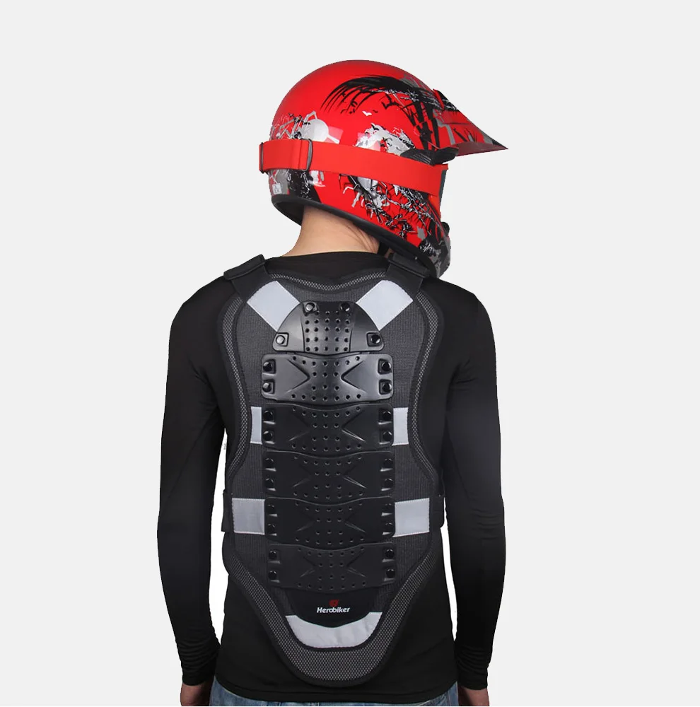 Armatura del moto ciclo Petto Schiena бронежилет оборудование для мотокросса moto Giacca di Maglia di Protezione Gilet L XL