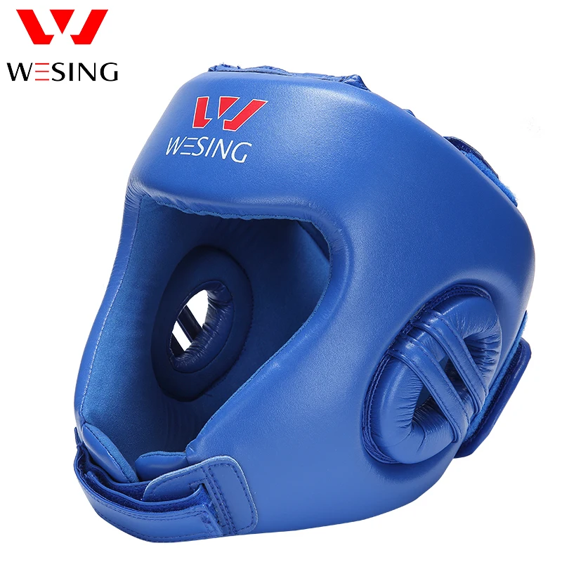 Усиленный защитный шлем Wesing micro fiber sanda для борьбы саньда боксерский 1001A1|boxing helmet|head