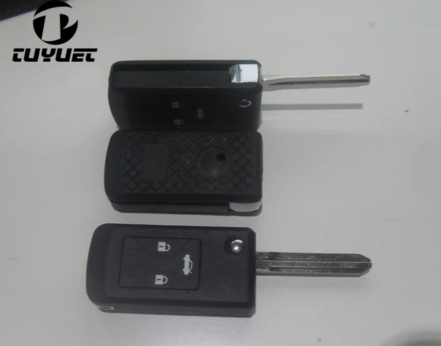 3 Buttons Toyota Camry Reiz  Modified Flip Replace Key Case  (12)-1