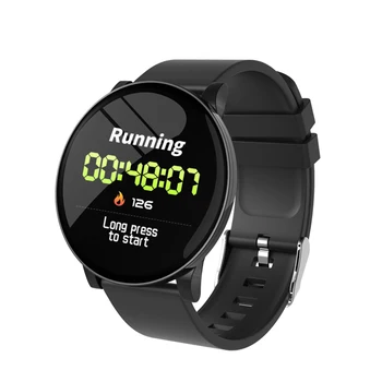 

Smart Band Waterproof Fitness Tracker W8 Watch Heart Rate Blood Pressure Monitor Multifunctional Sports Fitness Bracelet Black