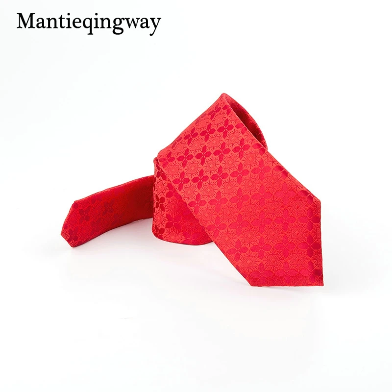 Mantieqingway 7,5 см полиэстер цветочный галстук с рисунком галстуки для мужчин свадебные браки Gravatas модные галстуки галстук для мужчин - Цвет: 353D