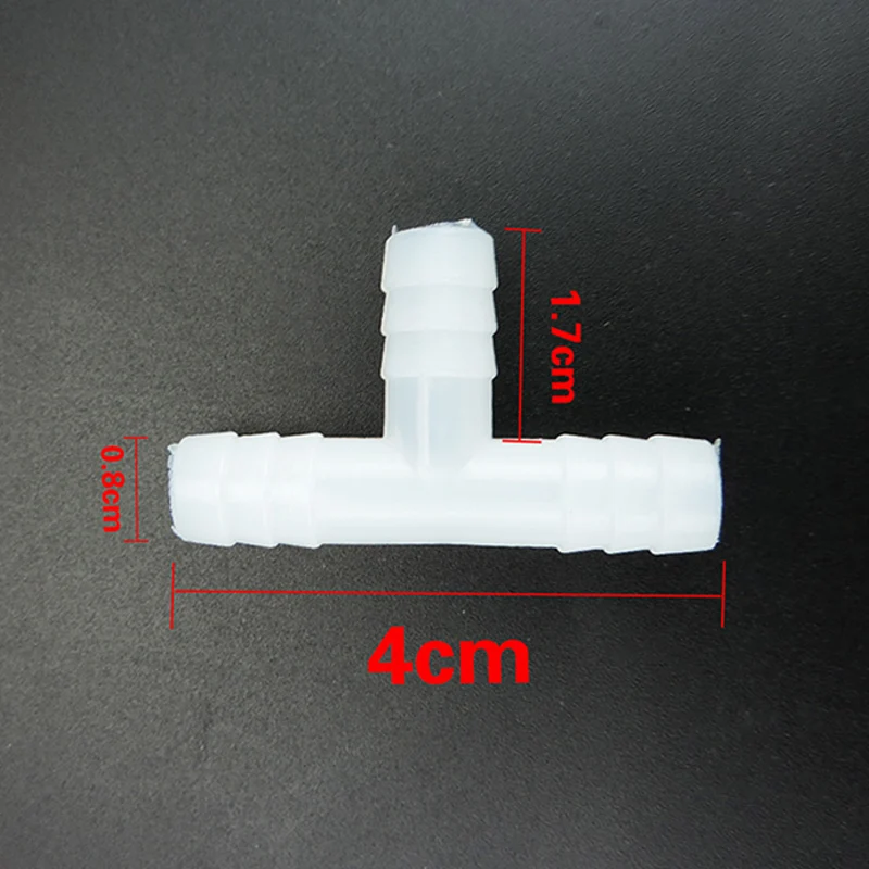 100 шт пластиковые трубы для монтажа птичьих кроликов питьевой воды трубы тройник для животных поилки птицы Кормление поставки