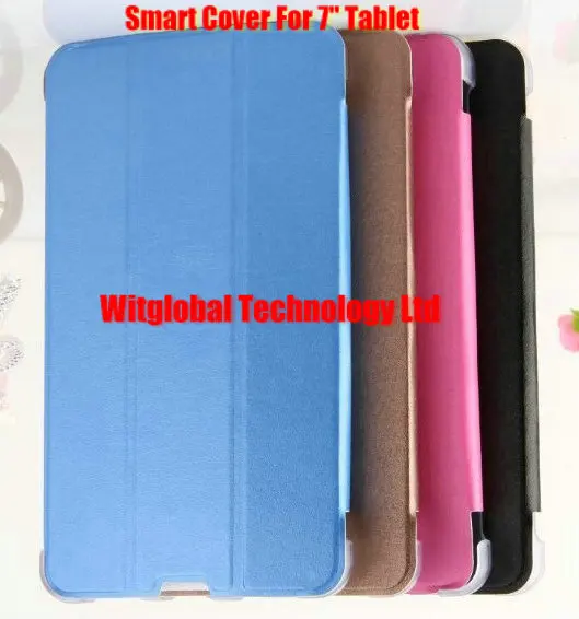 

Free Screen Film + 7" Colorfly E708 3G Explay Hit 3G Tablet Ultra Slim PU Leather Case Folio Transparent Shell Cover Free Ship
