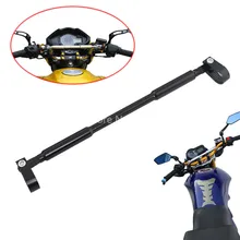 7/" алюминиевый сплав алюминиевый усиленный ручной рычаг головка балансировочная рукоятка жир бар поперечная штанга Крестовая Скоба Байк 22 мм черный