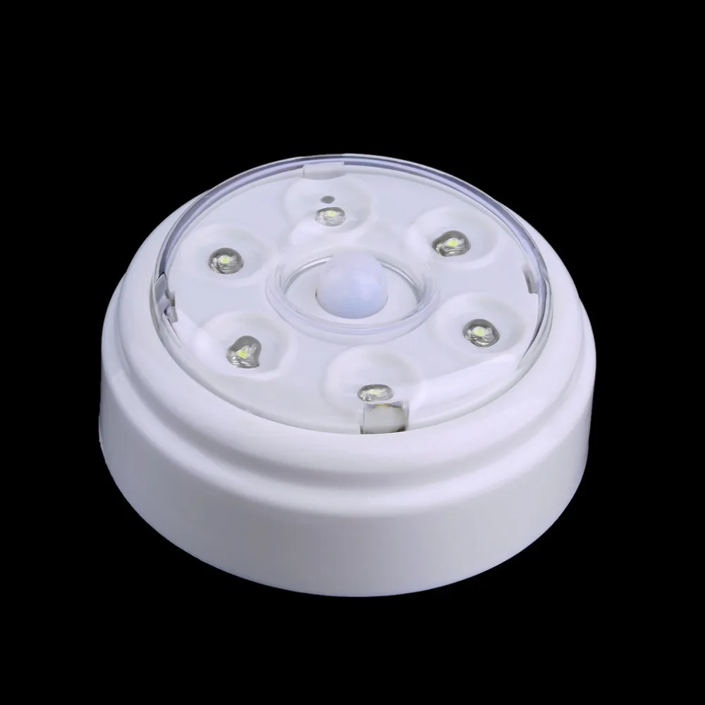 6 LED Wireless Infrared PIR Auto Sensor Motion Detector Battery Powered