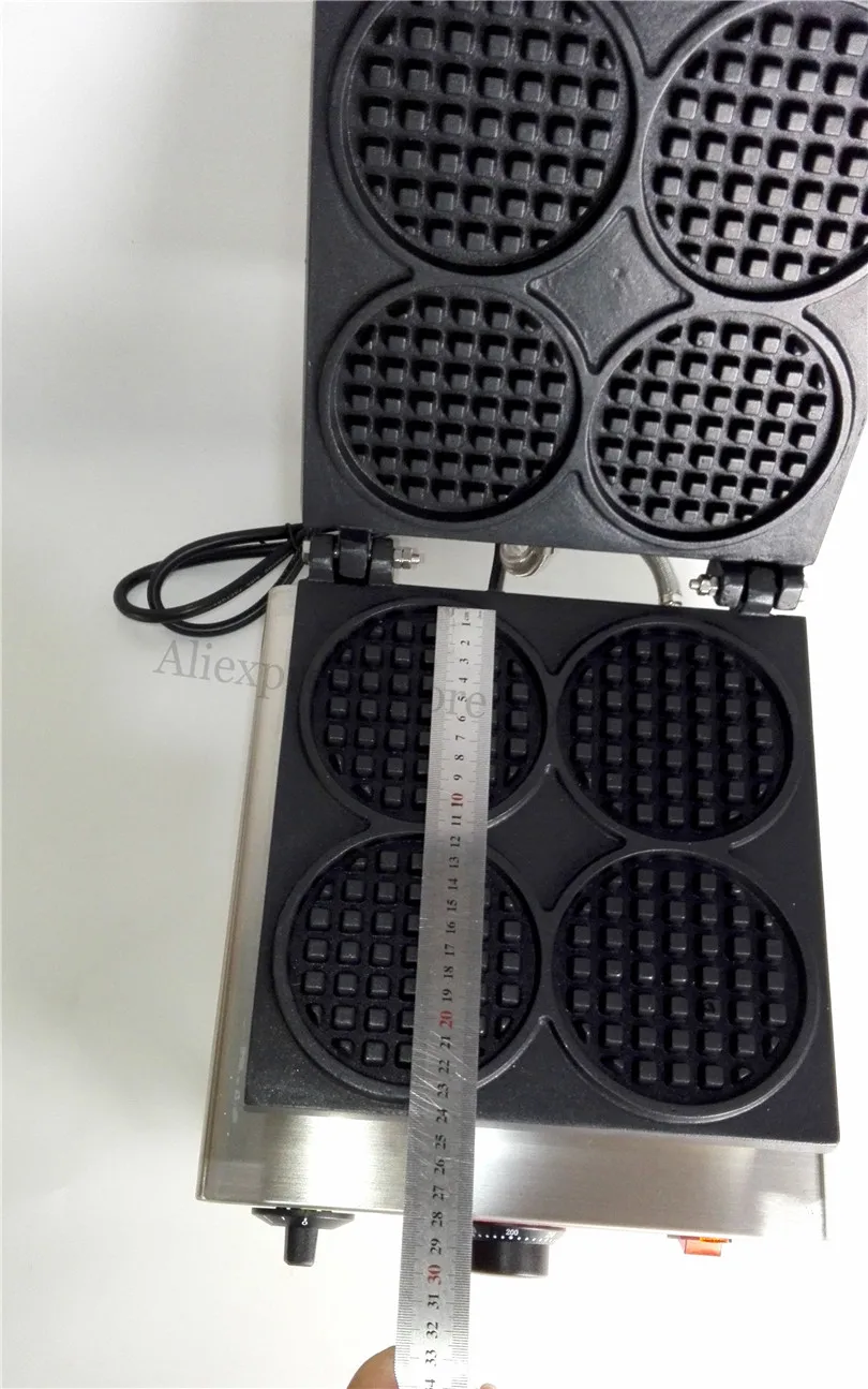 waffle maker 4 round