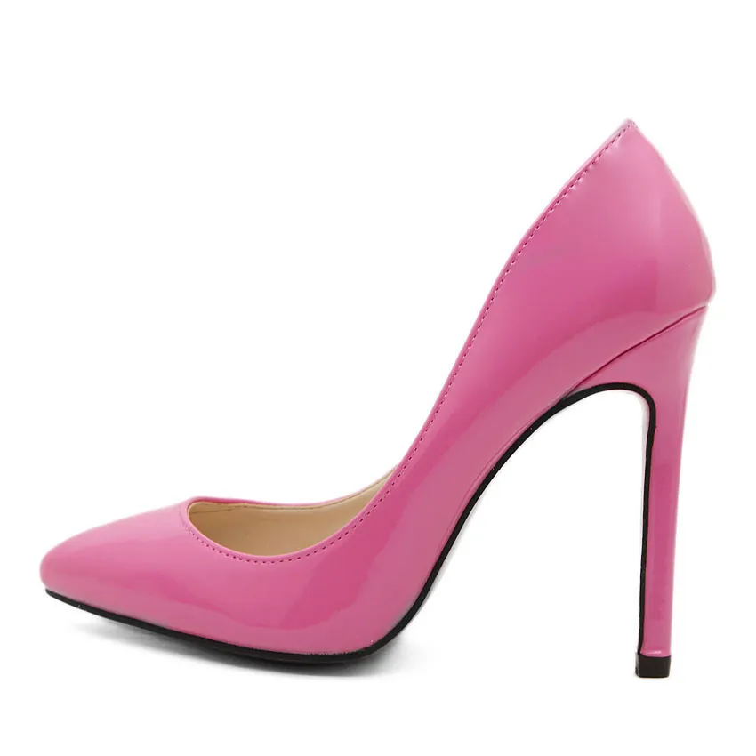 

Free shipping pointed plus size sexy super star favorite high heels 5-13.5 - 11cm Pink