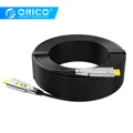ORICO Micro HDMI Zu HDMI 2 0 Kabel 4 K 60Hz 3D Video Kabel Zwei In Eine Optische Faser Kabel für Splitter Schalter TV Computer auf