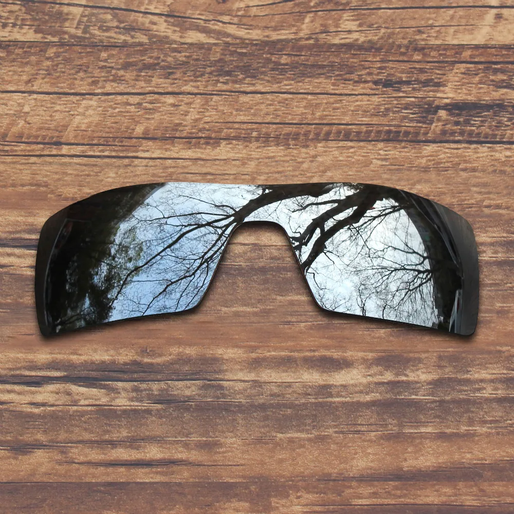 ToughAsNails Поляризованные замены линзы для Oakley Oil Rig Солнцезащитные очки серебристый металлик(объектив только