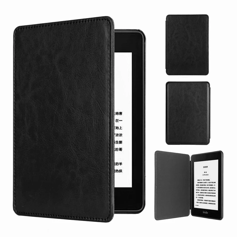 

Ultra Slim Smart Magnetic Leather Case for Amazon Kindle Paperwhite 2018 Ebook Reader Smart Cover for funda Kindle Paperwhite 4