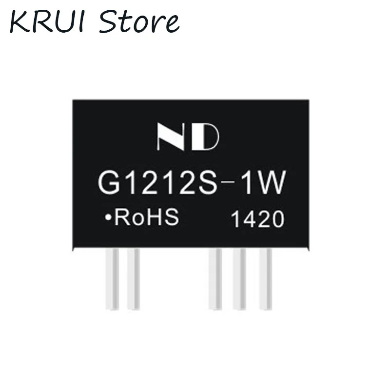 Dcdc поворот положительных и отрицательных модуль питания 12 В 12 В dc-dc6kv изолированный чип питания G1212S-1W подлинный