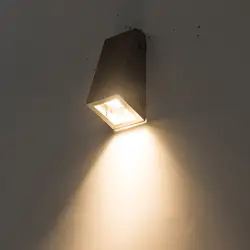 Светодиодный настенный светильник из нержавеющей стали, 5 Вт, Уличный настенный светильник для помещений и улицы, современный светодиодный
