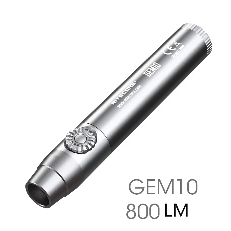 NITECORE GEM8 GEM10 GEM8UV GEM10UV идентификация драгоценных камней вспышка CREE XP L HI V3