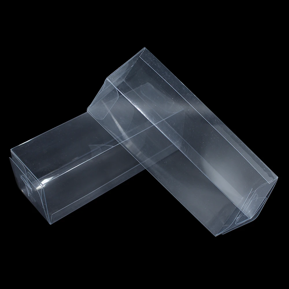 DHL Transparent PVC Heat Shrink Wrap Box Candy Gift Packaging Box Clear