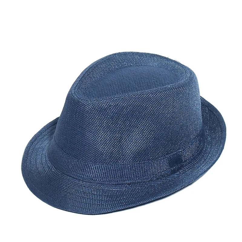 Весна и лето белая джазовая уличная шляпа Панама шляпа Женская Мужская Дамская фетровая шляпа Топ джазовая шляпа для женщин мужчин Новинка - Цвет: H
