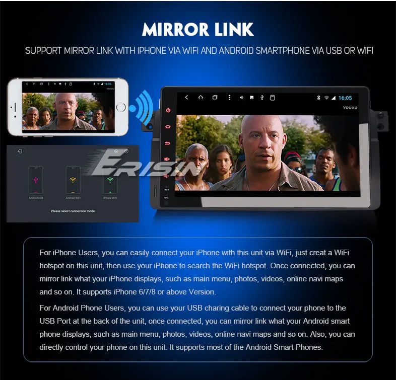 Clearance 9" Android 8.1 Oreo OS Car Multimedia GPS Radio for Rover 75 1999-2005 with Split Screen Support & External OBD2 Adapter Support 11