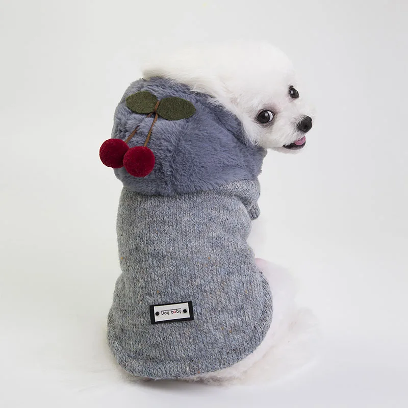 Venxuis зима теплая шерсть собаки куртка пальто с героями мультфильмов для маленьких собак Hondenjas Йоркширский хлопка собака одежда для прогулок