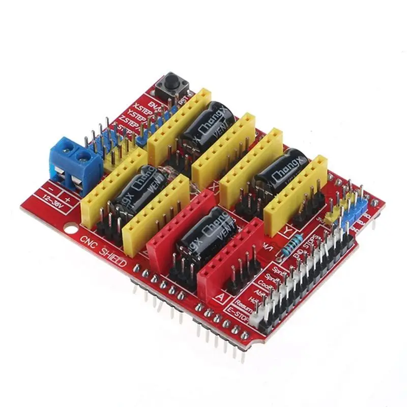 CNC щит V3 гравировальный станок/3d принтер/+ 4 шт. A4988 Драйвер Плата расширения для Arduino наборы инструментов