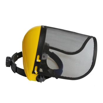 

NEW Wire Mesh Chainsaw Protective Helmet Face Shield with Visor Combo for Brush Cutter Chainsaw Trimmer Lawn Mower