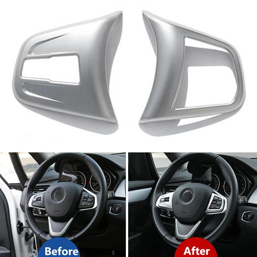 Fit-For-2016-BMW-X1-Auto-Car-Steering-wheel-Steering-wheel-Switch-Button-Trim-Frame-Cover