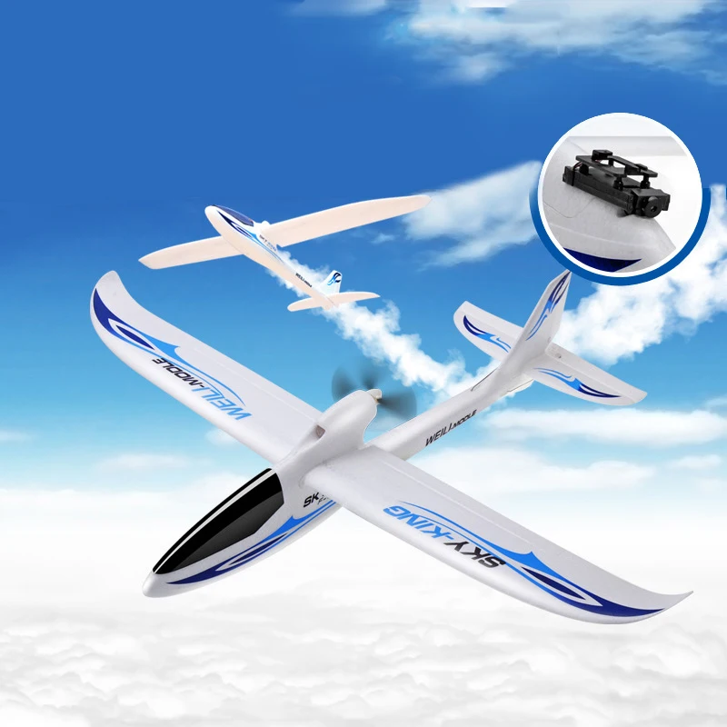 F959 Sky King 3 Channel RC Drone Airplane Push Speed Glider Fixed Wing